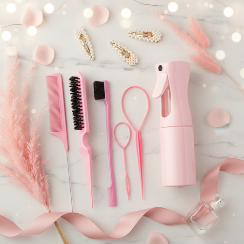 6pcs Hair Brush Set Aesthetic