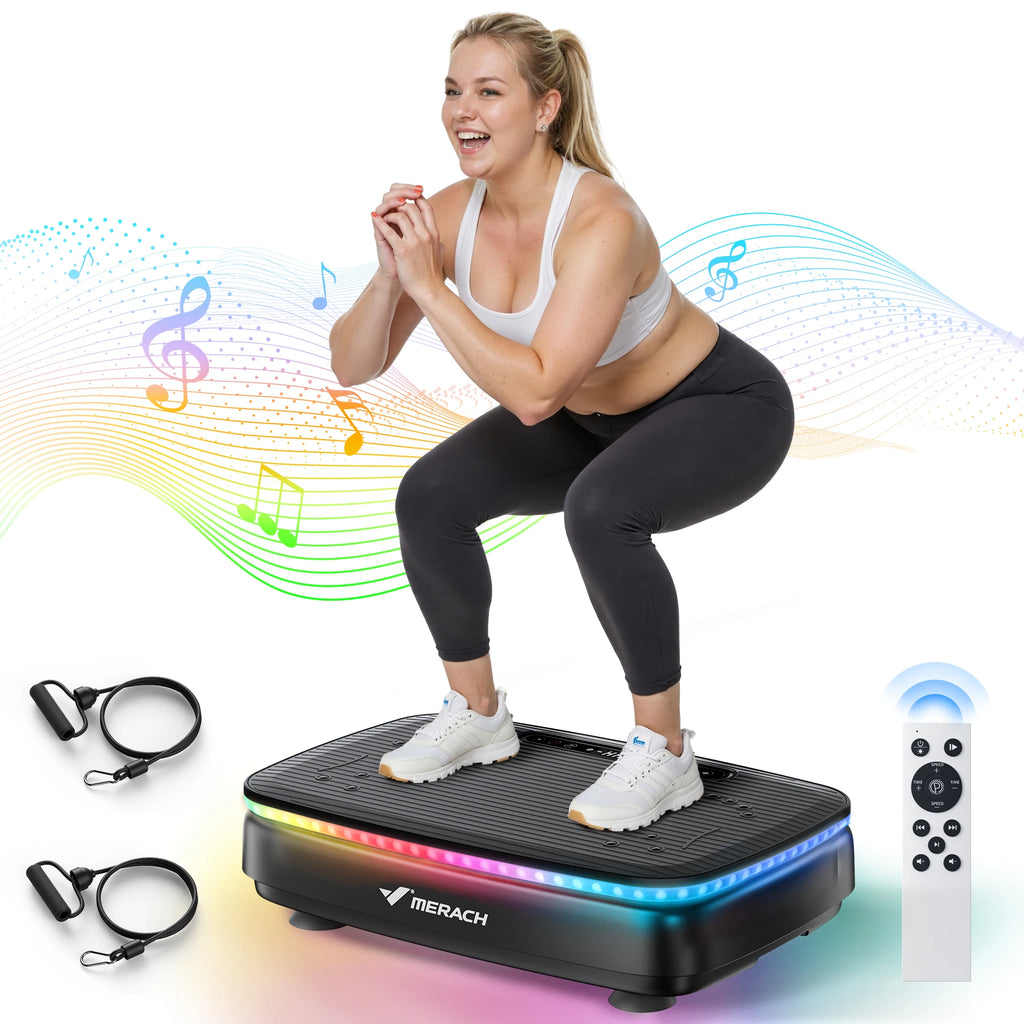 Vibration Plate Machine with Light | Whole Body Lymphatic Drainage