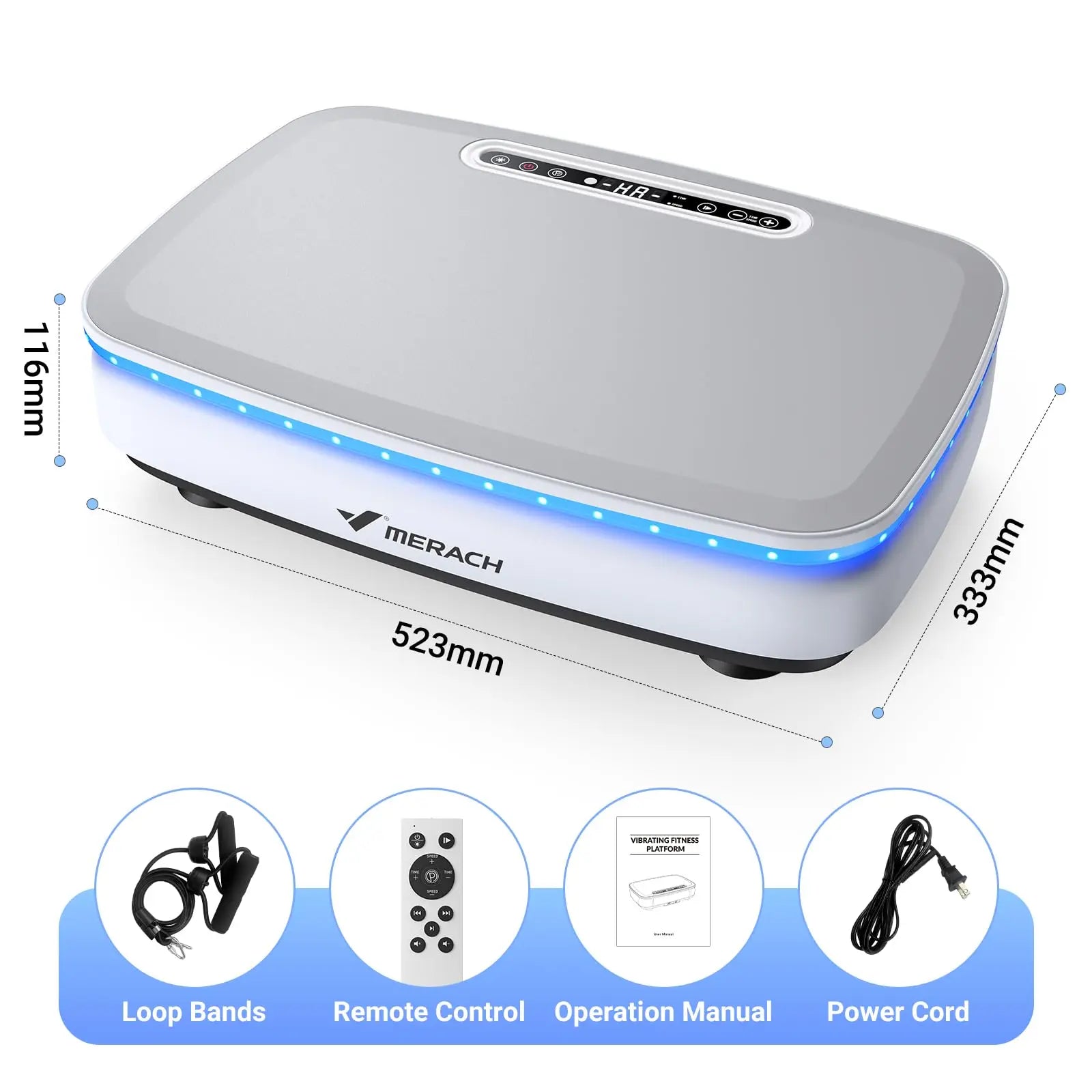 Vibration Plate Machine with Light | Whole Body Lymphatic Drainage