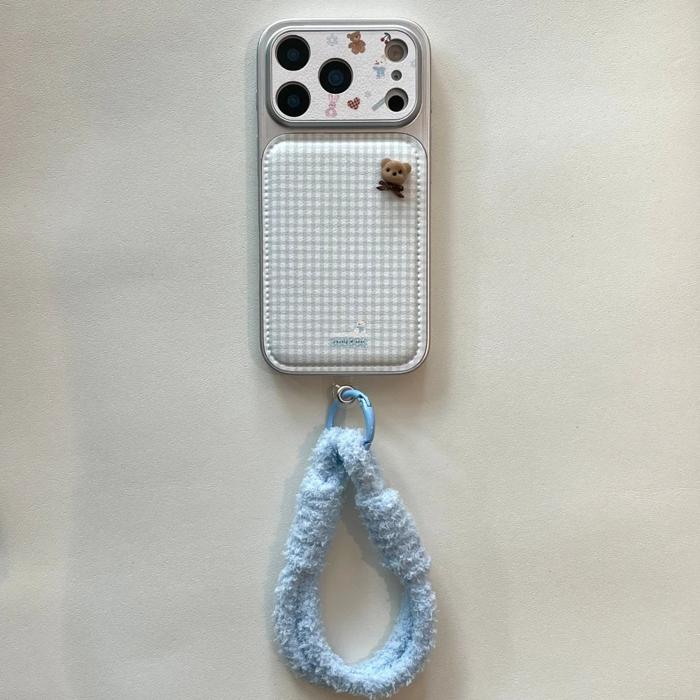Tiny Bear Plaid Phone Case