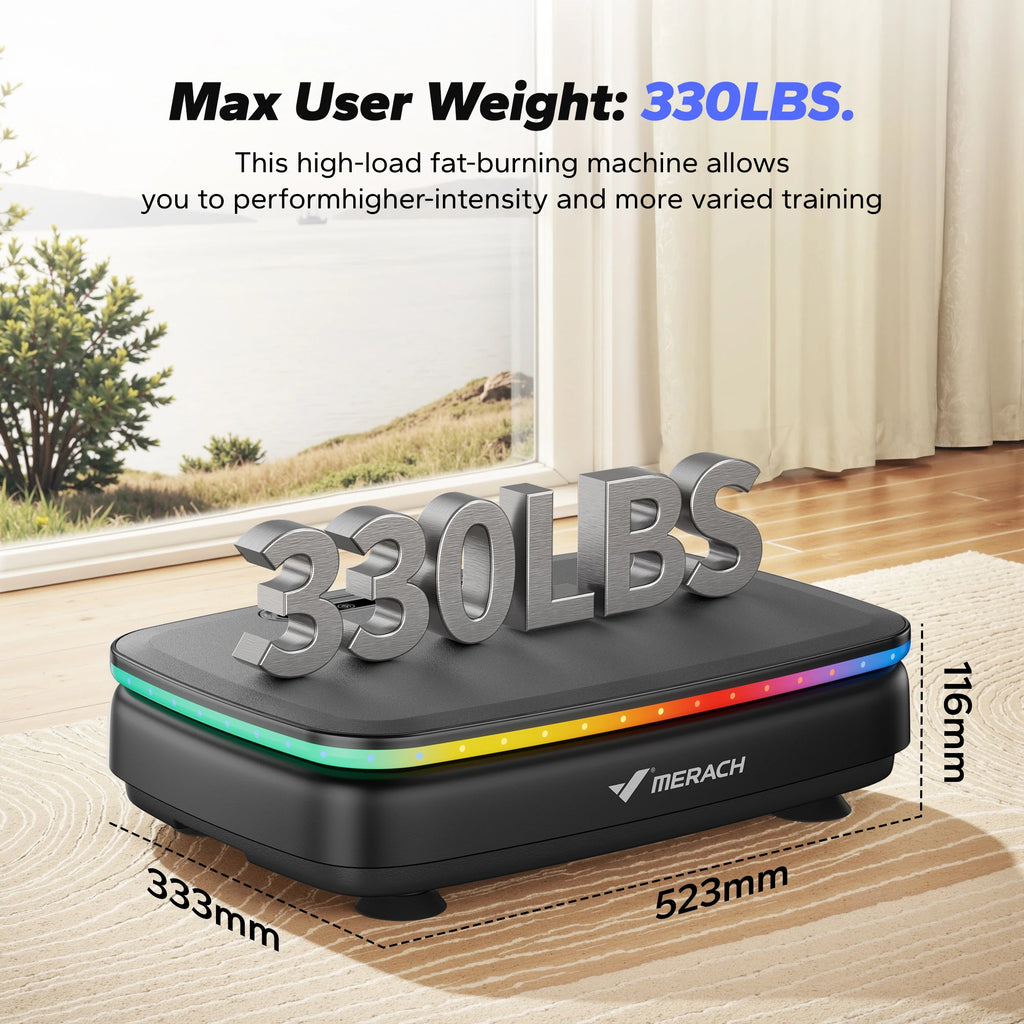 Vibration Plate Machine with Light | Whole Body Lymphatic Drainage