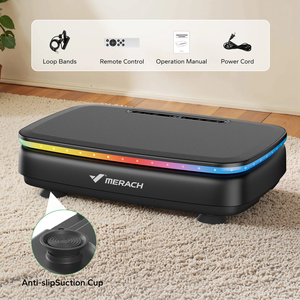 Vibration Plate Machine with Light | Whole Body Lymphatic Drainage