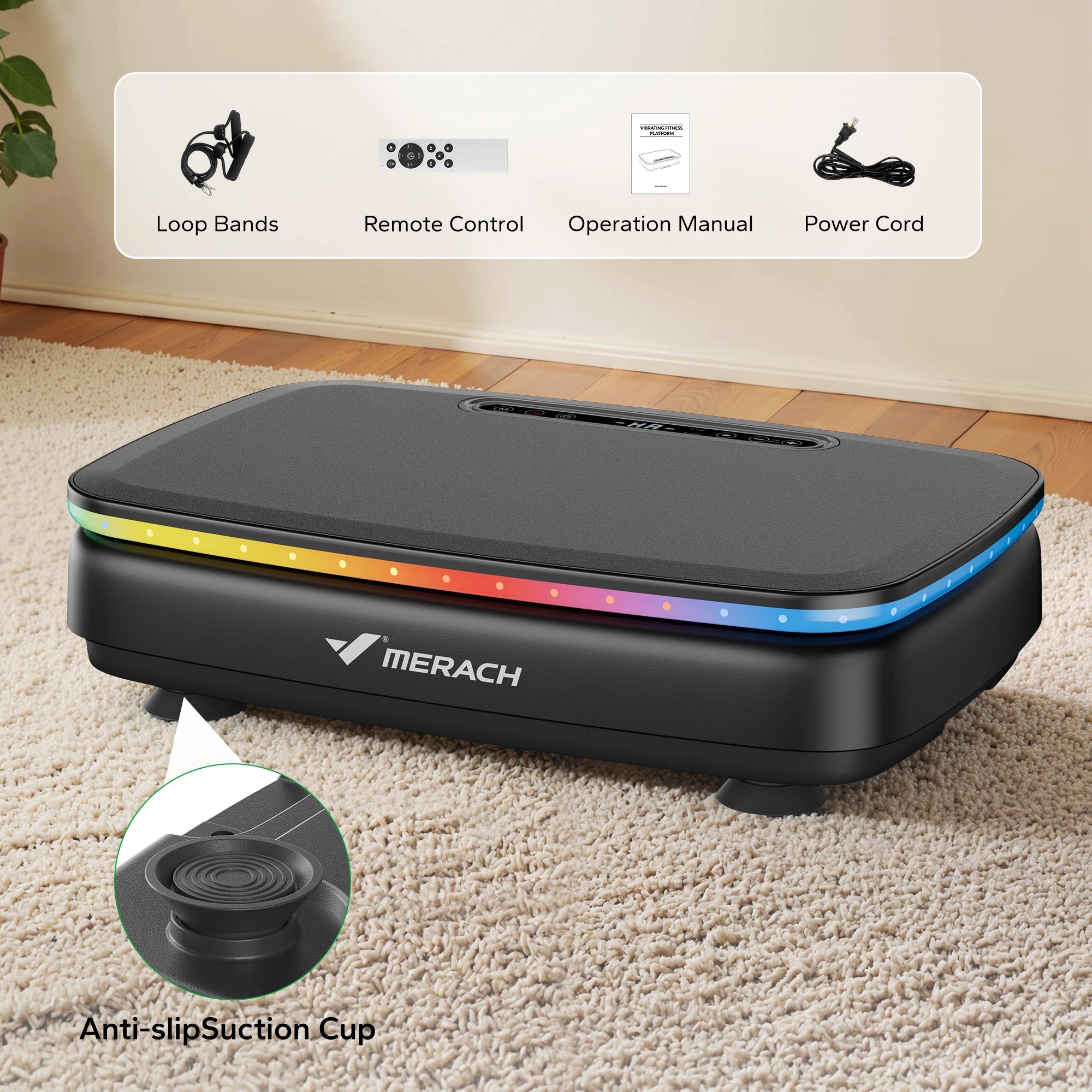 Vibration Plate Machine with Light | Whole Body Lymphatic Drainage