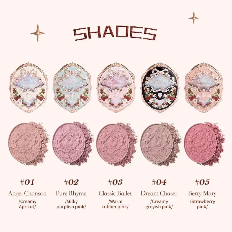 Strawberry Rococo Series Embossed Blush