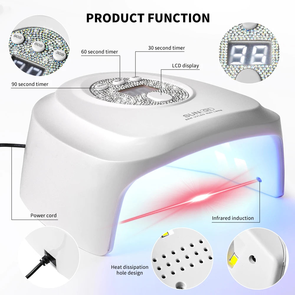 Professional 24LEDs UV Gel LED Dryer Light