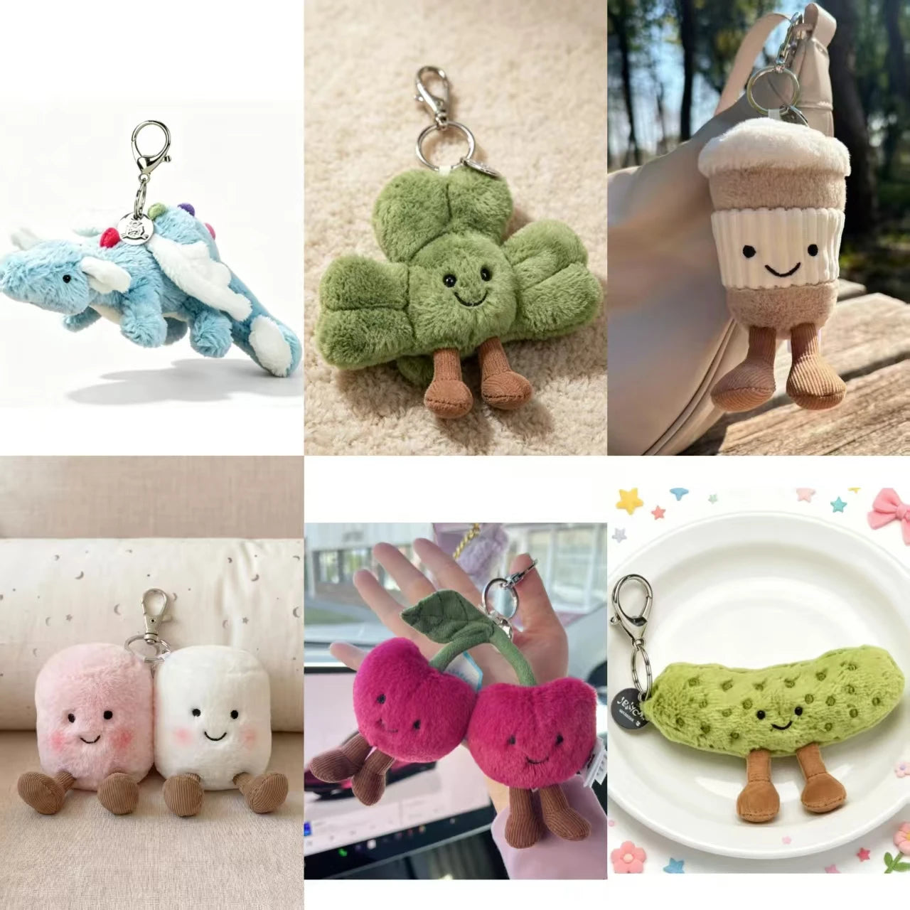 Plush JC Bag Charm Keychain v1