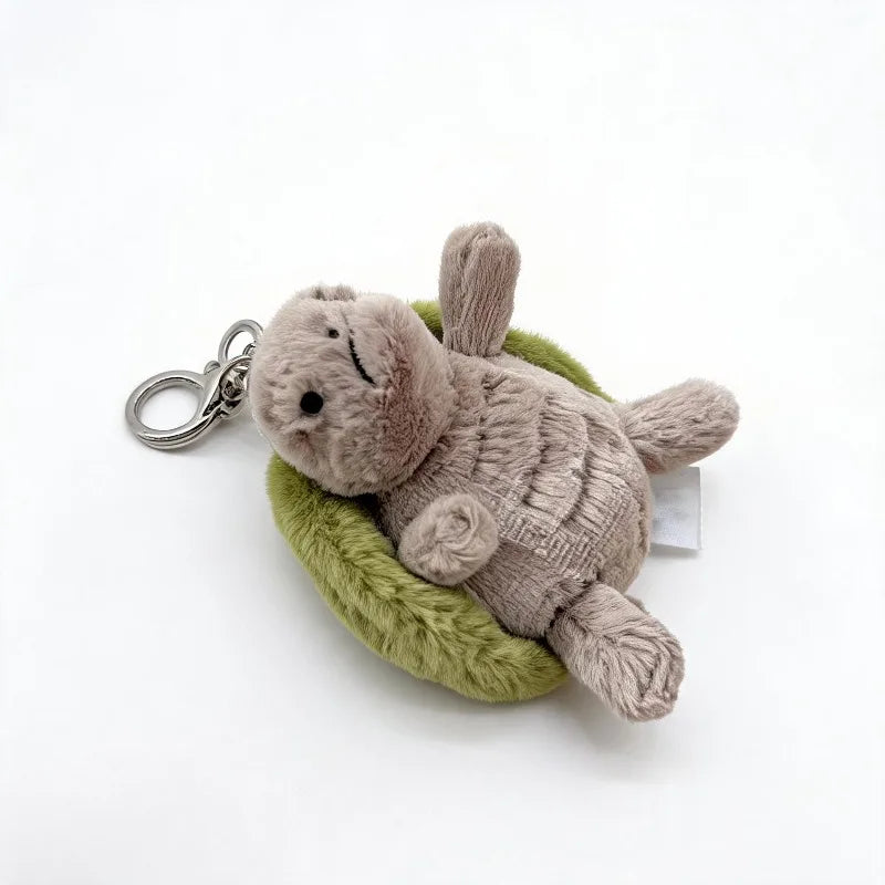 New Keychain Marshmallow, Cherry, Dragon, Rabbit, Coffee Cup, Teddy Bear, Soccer Ball, Turtle, Backpack Pendant Back-to-School
