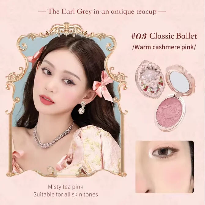 Bunny Garden Collection Embossed Blush