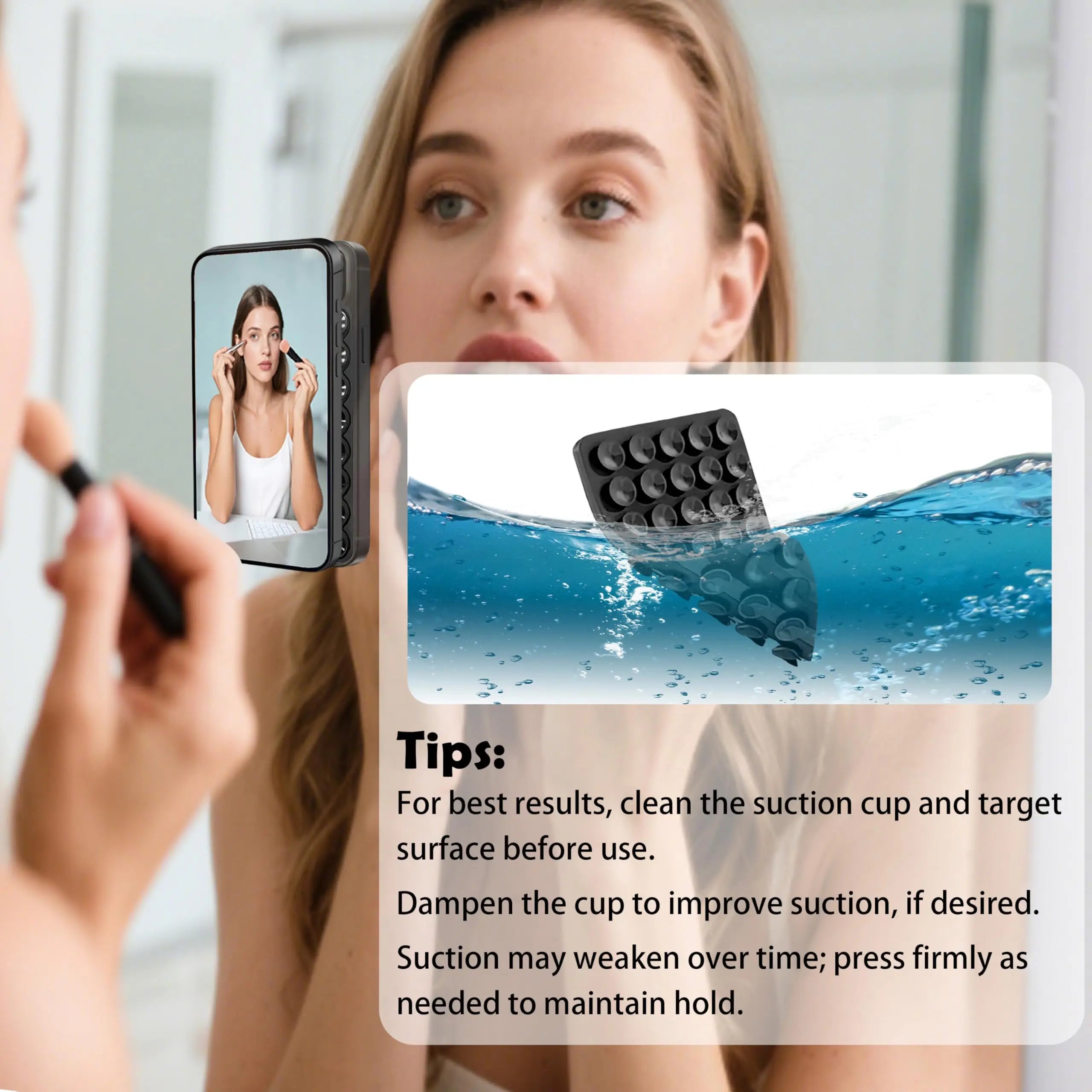 Silicone Suction Cup Phone Holder