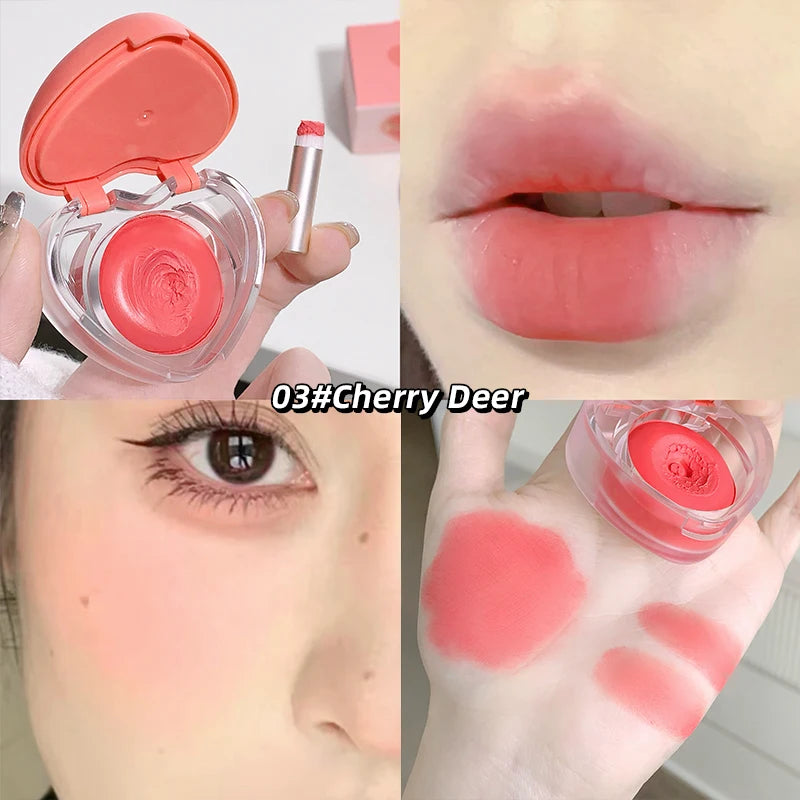 Gegebear Love Lip and Cheek Cream Matte Powder