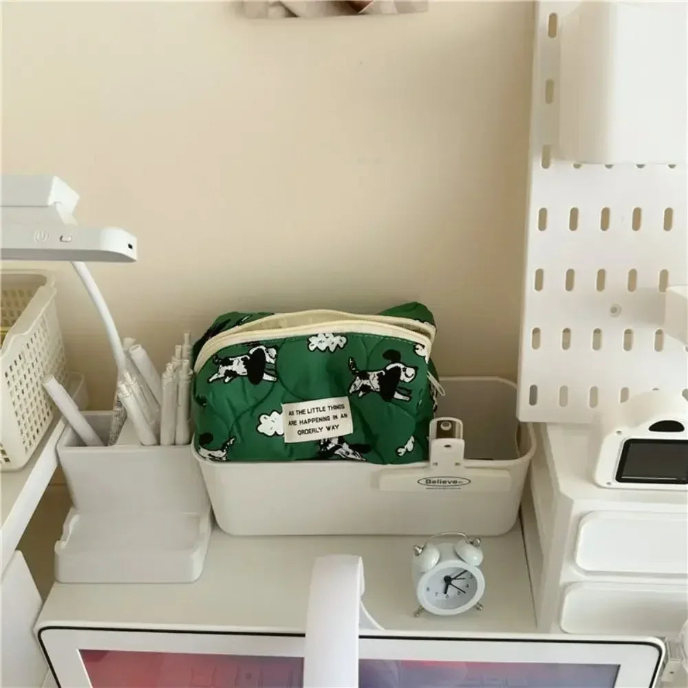 Large Kawaii Leather Makeup Bag