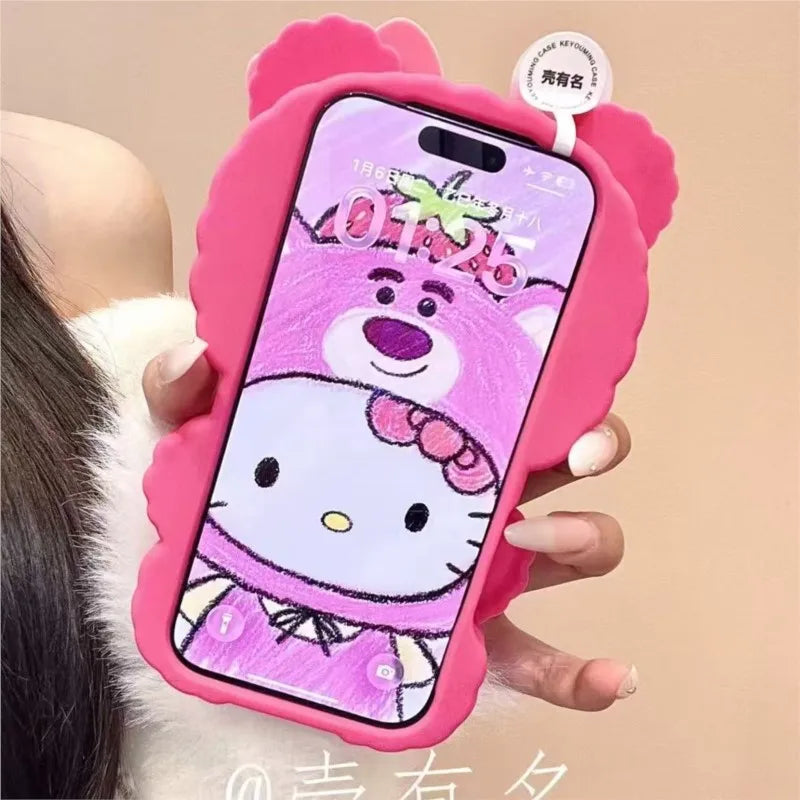 Strawberry Hello Kitty Sanrio 3D Phone Case