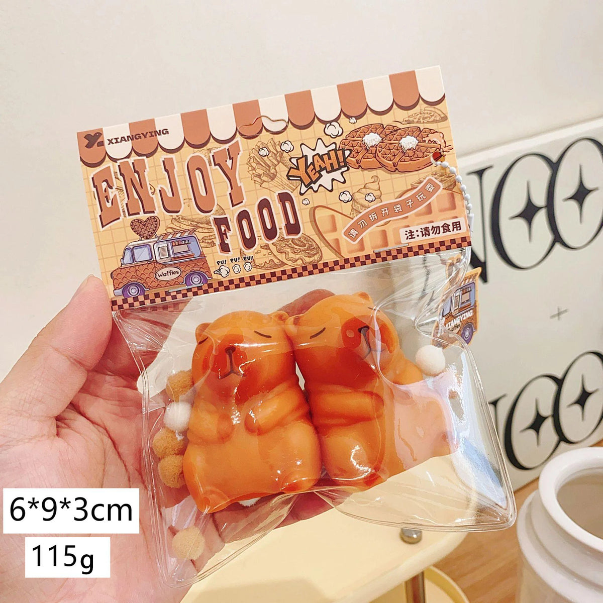 Food squeezing toys, soft and sticky with slow rebound, squeeze and relax jelly stress relief toys, for children and adults.