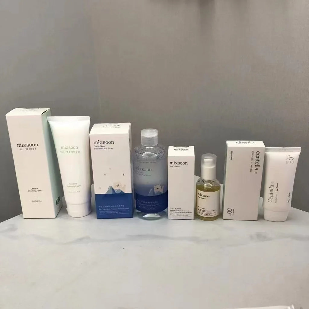 Korean Mixsoon | Cream | Essence | Sunscreen | Facial Cleaner