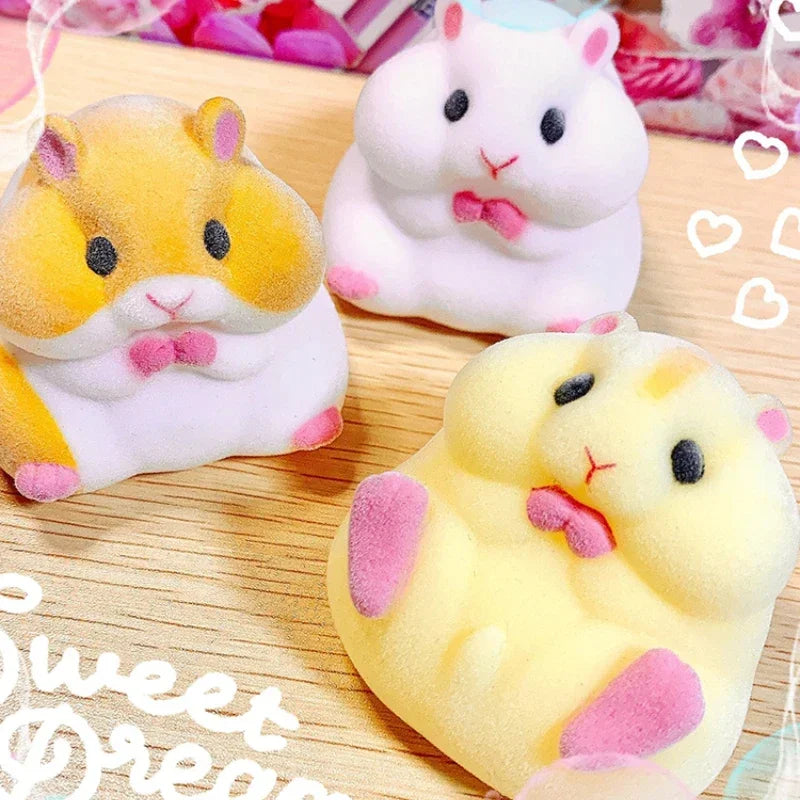 Japan YELL Milky Soft Hamster Plush Squeeze Toy