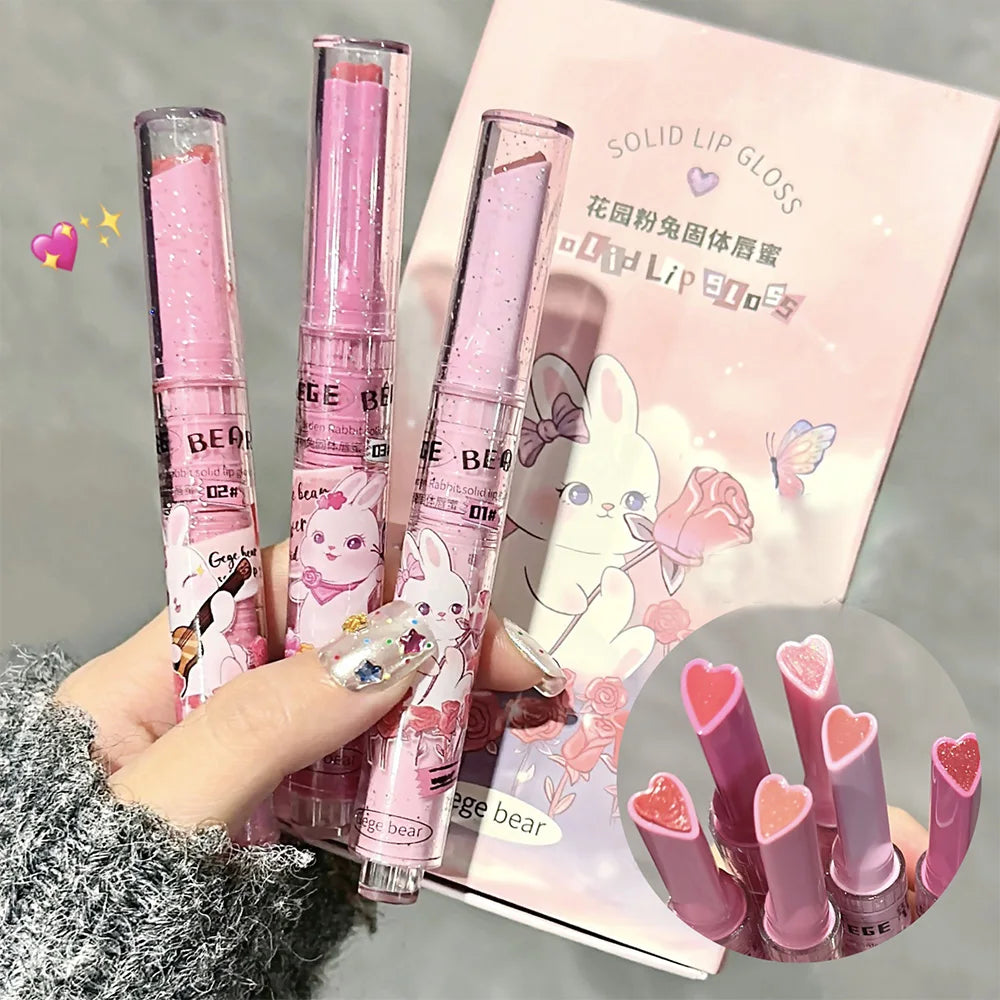 Gege Bear Moisturizing Solid Colored Lip Balm