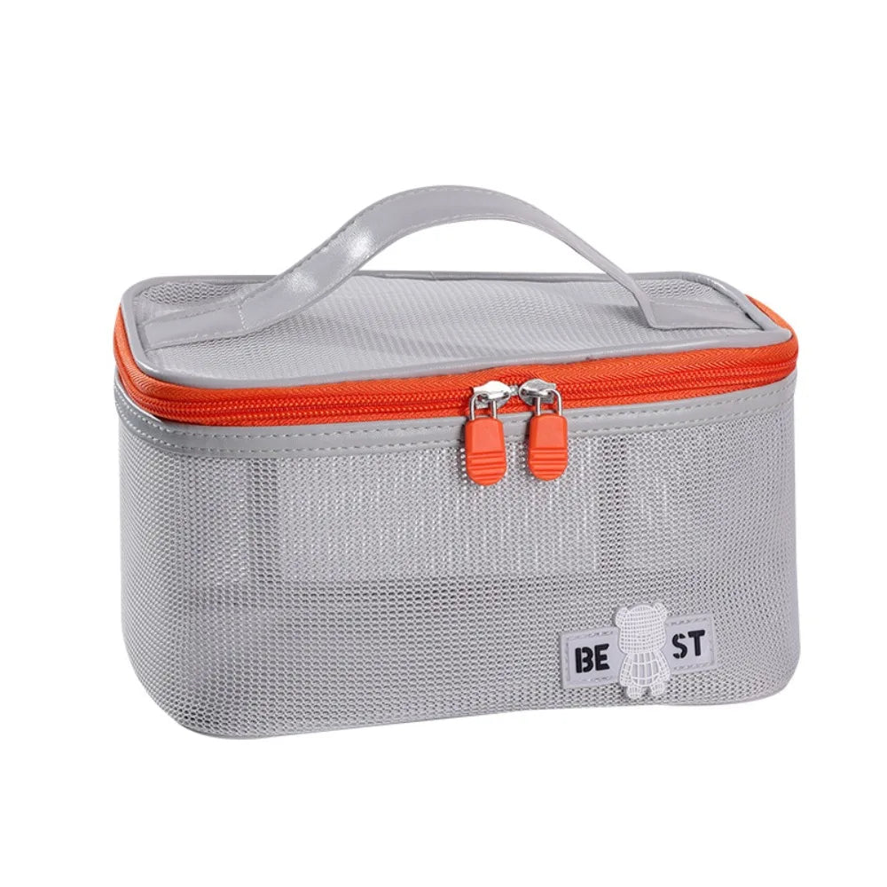 Large Kawaii Leather Makeup Bag