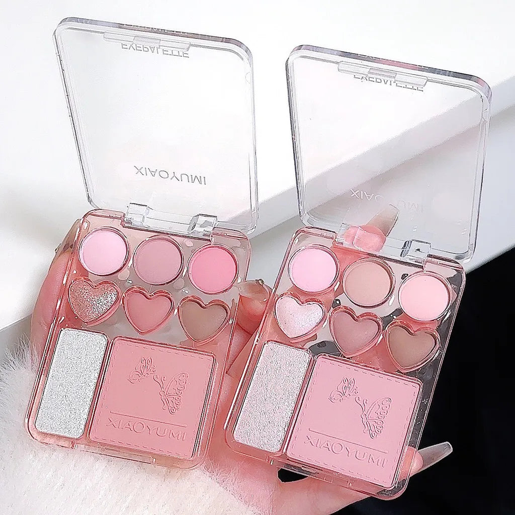 XIAOYUMI 8-Color Love Eyeshadow Pallet