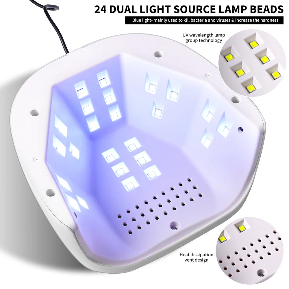 Professional 24LEDs UV Gel LED Dryer Light