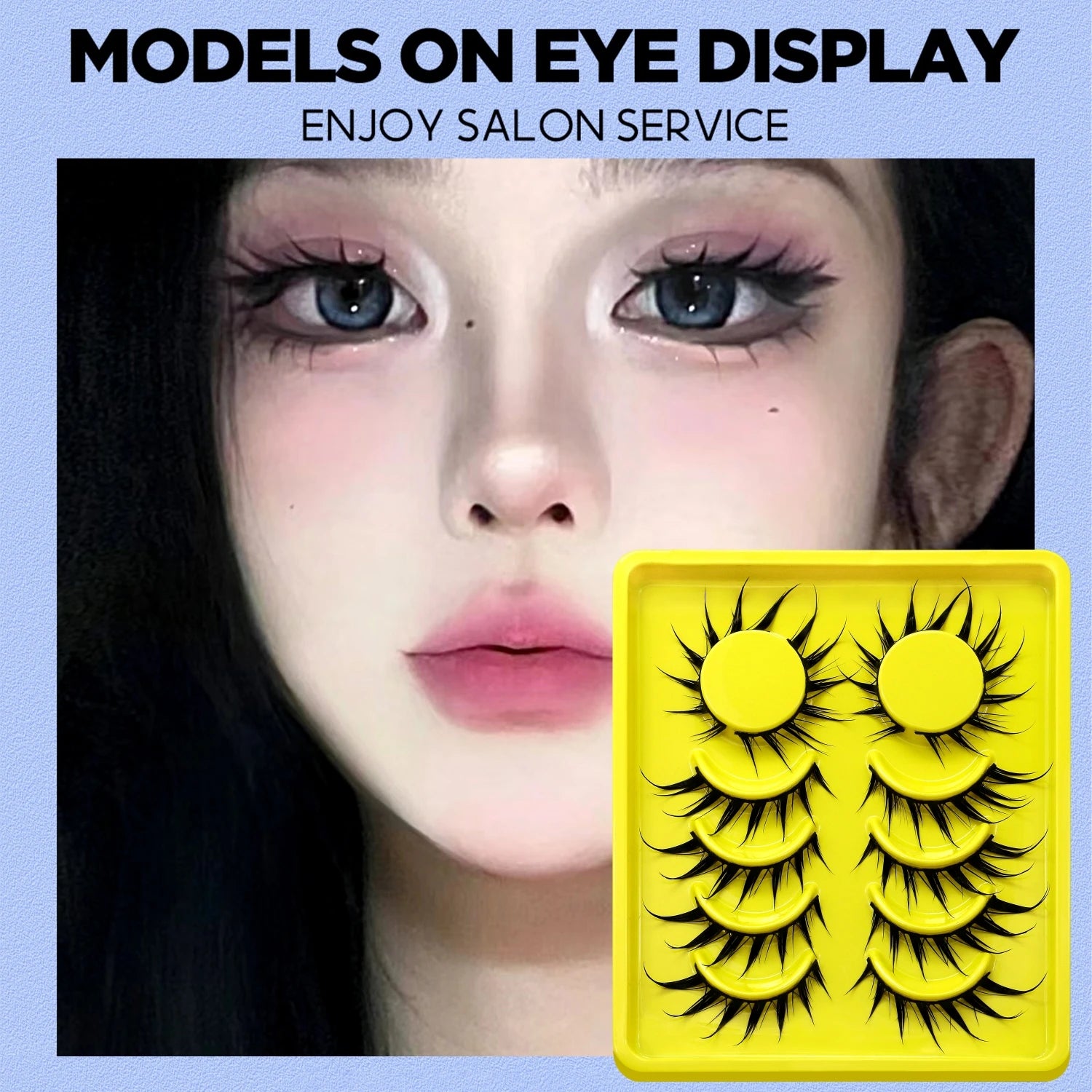 Lasvirey Cat Eye 3D Faux Mink Lashes