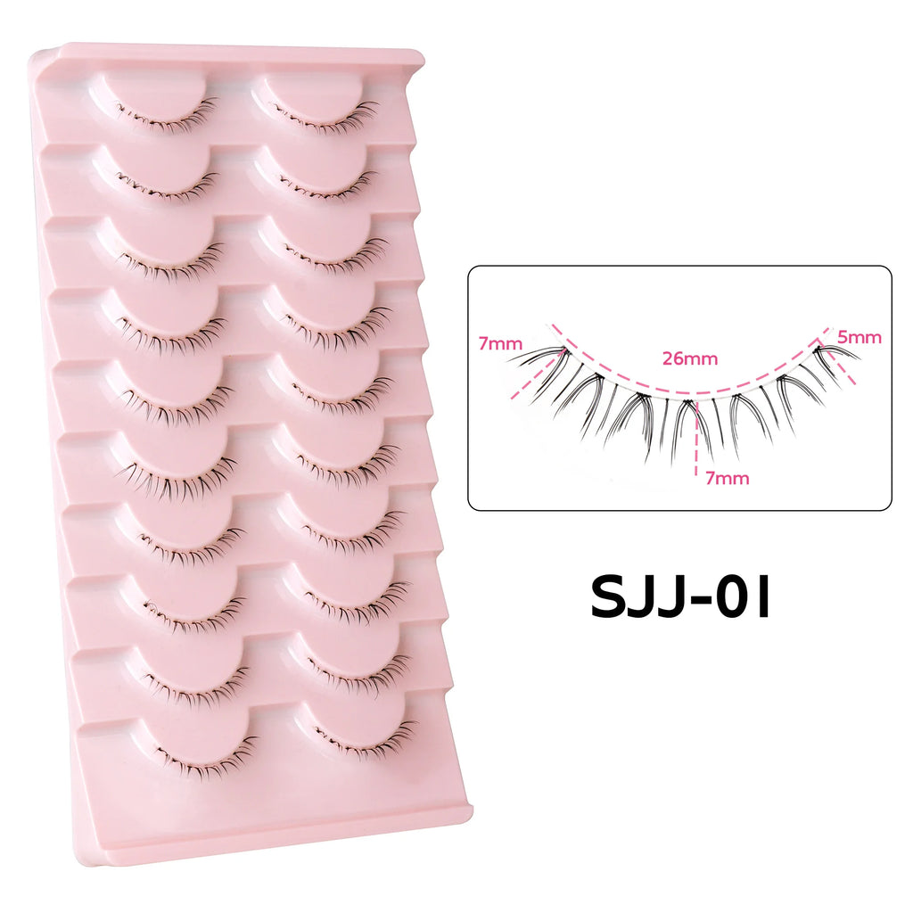 10Pairs Lower Manga Style Eyelashes