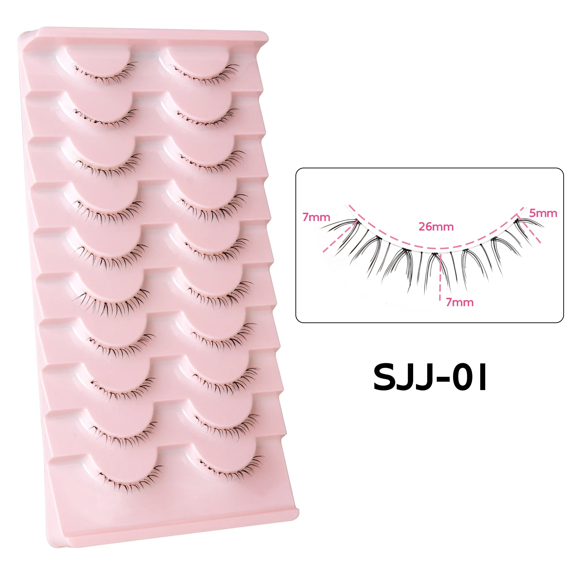 10Pairs Lower Manga Style Eyelashes