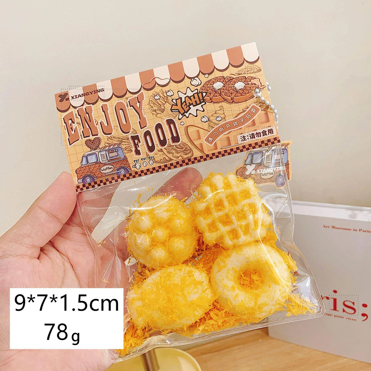 Food squeezing toys, soft and sticky with slow rebound, squeeze and relax jelly stress relief toys, for children and adults.