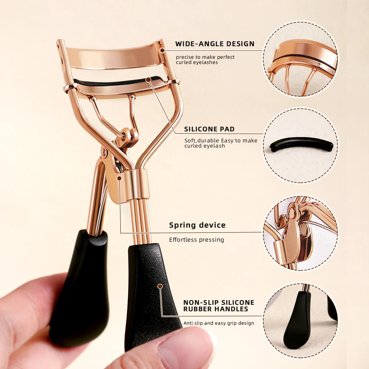 Stainless Steel Portable Eyelash Curler