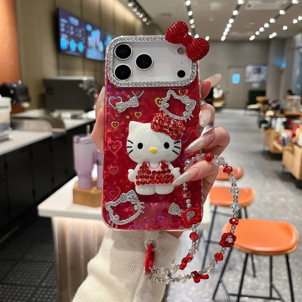 Sanrio Hello Kitty 3D Glitter Phone Case