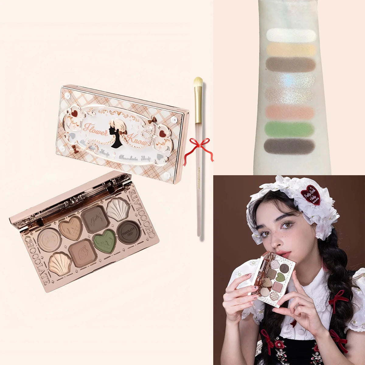 Swan Ballet 6 Color Eyeshadow Palette
