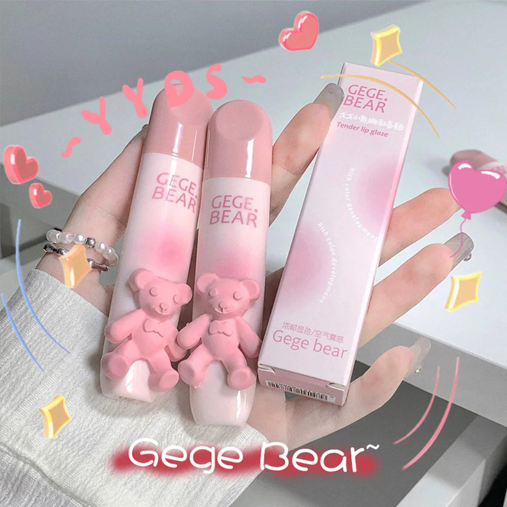 Gege Bear Lip Glaze Matte Velvet Lipstick