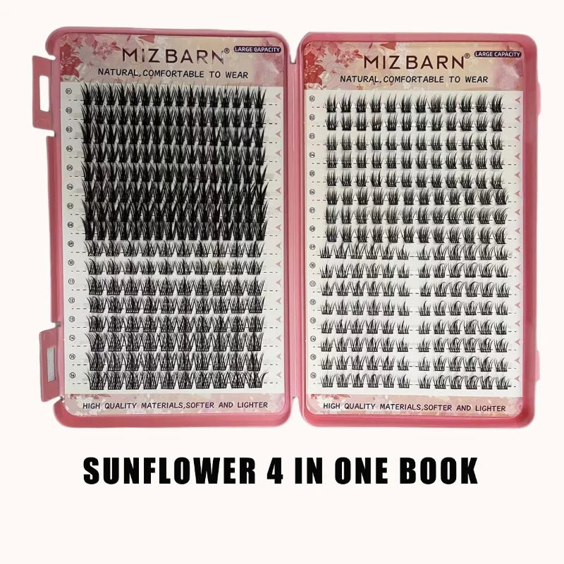 Professional Natural False Eyelashes | Individual Cluster Lashes