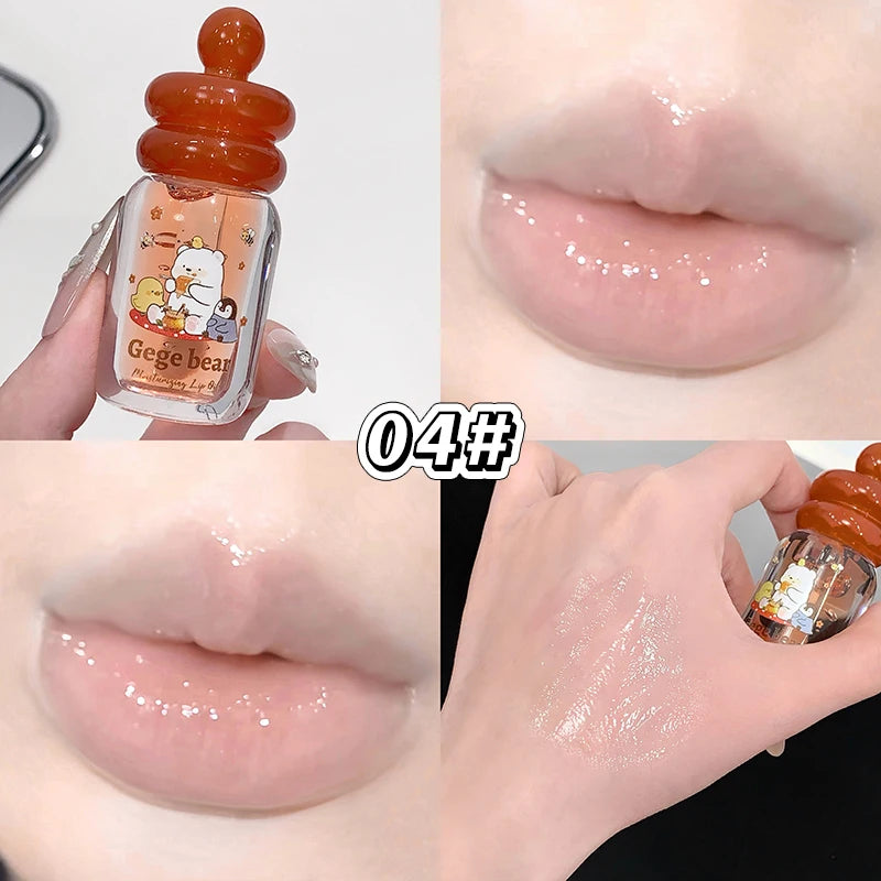 Gege Bear Cute Cartoon Lip Oil
