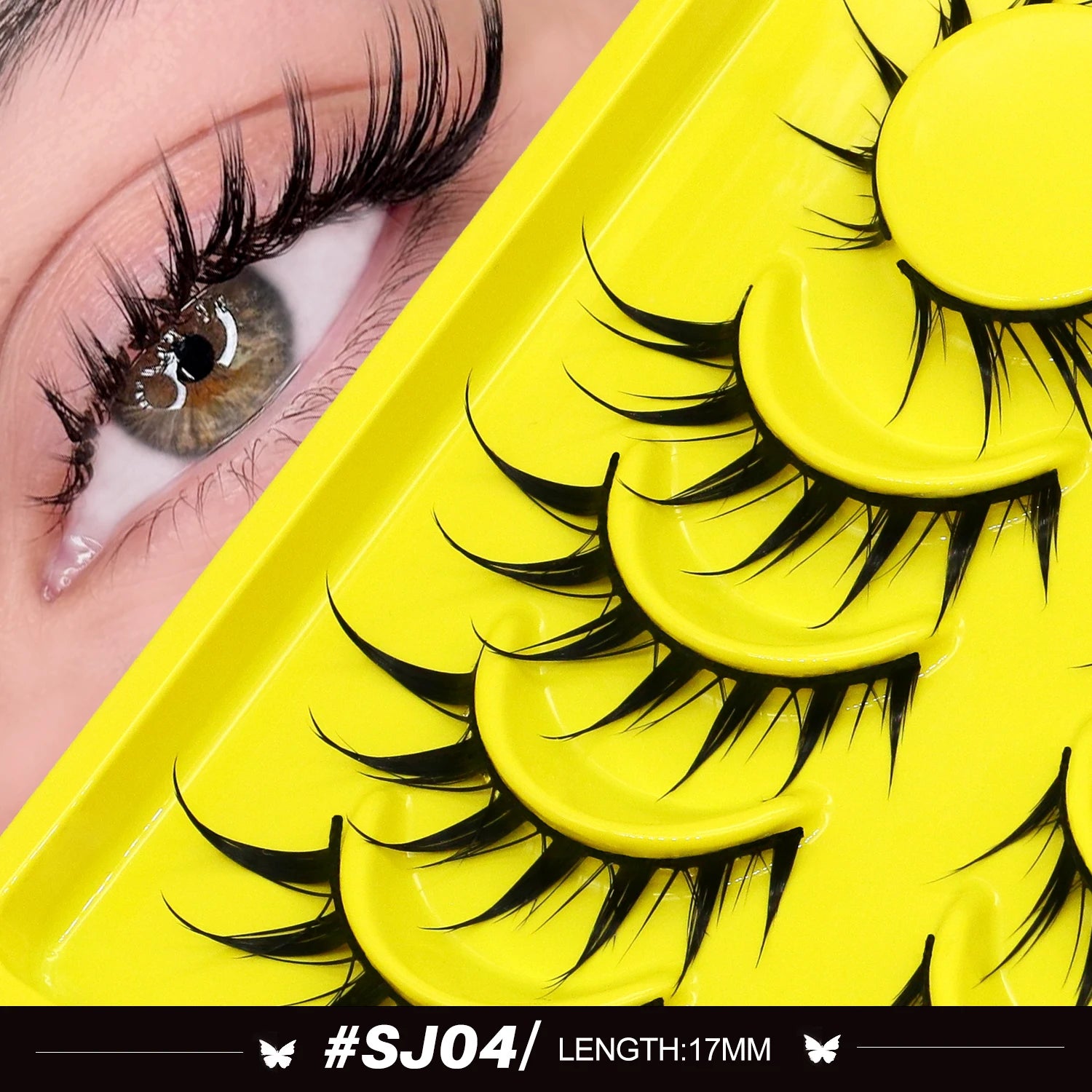 Lasvirey Cat Eye 3D Faux Mink Lashes