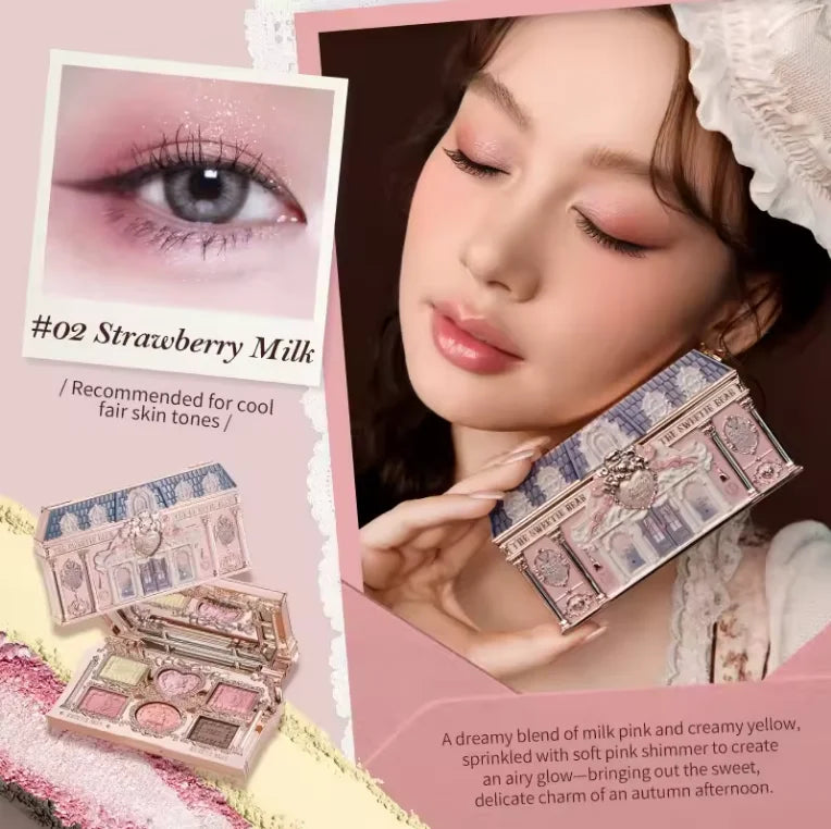 Shell Pearl Collection Matte Pearl Six Color Eyeshadow Palette
