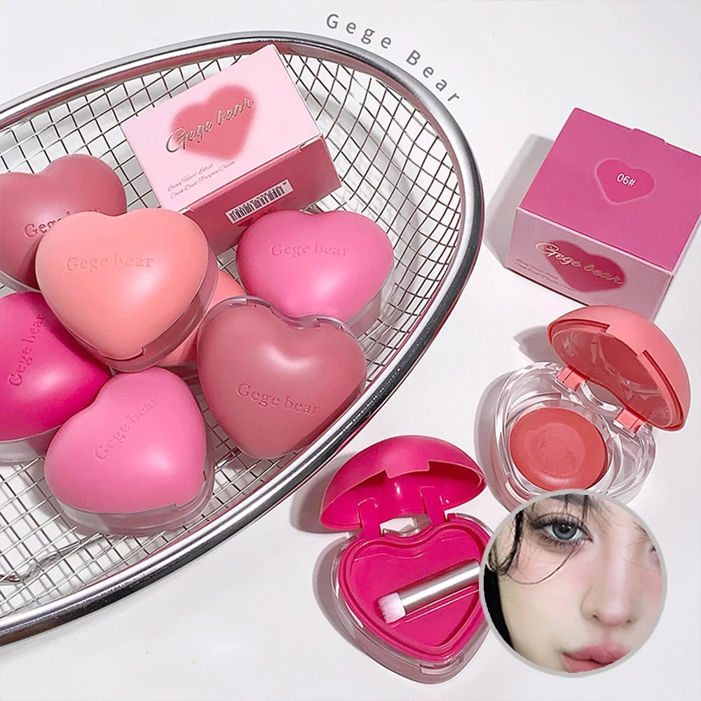 Gegebear Love Lip and Cheek Cream Matte Powder
