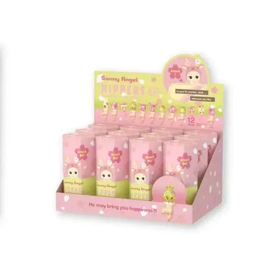 Sonny Angel Hippers Decorative Mini Figures Cherry Blossom Series Blind Box Cute Phone Collectible Toy Gift For Toy Collectors