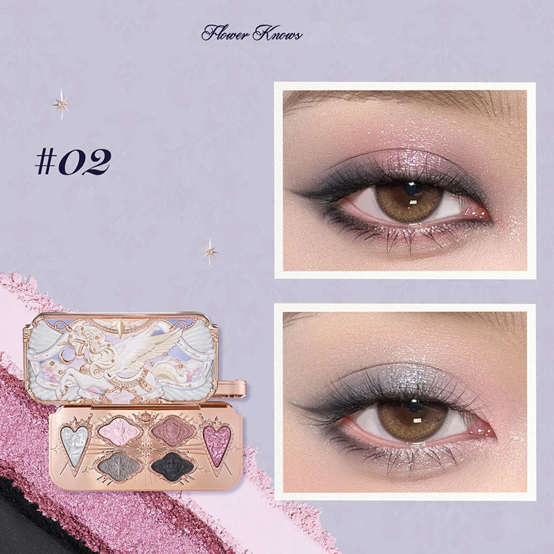Knight Unicorn 6 Color Satin Eye Shadow Palette