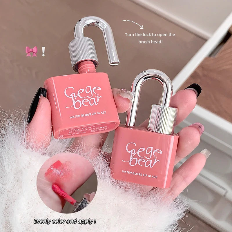 Gege Bear Lock Sweetheart Lip Glaze