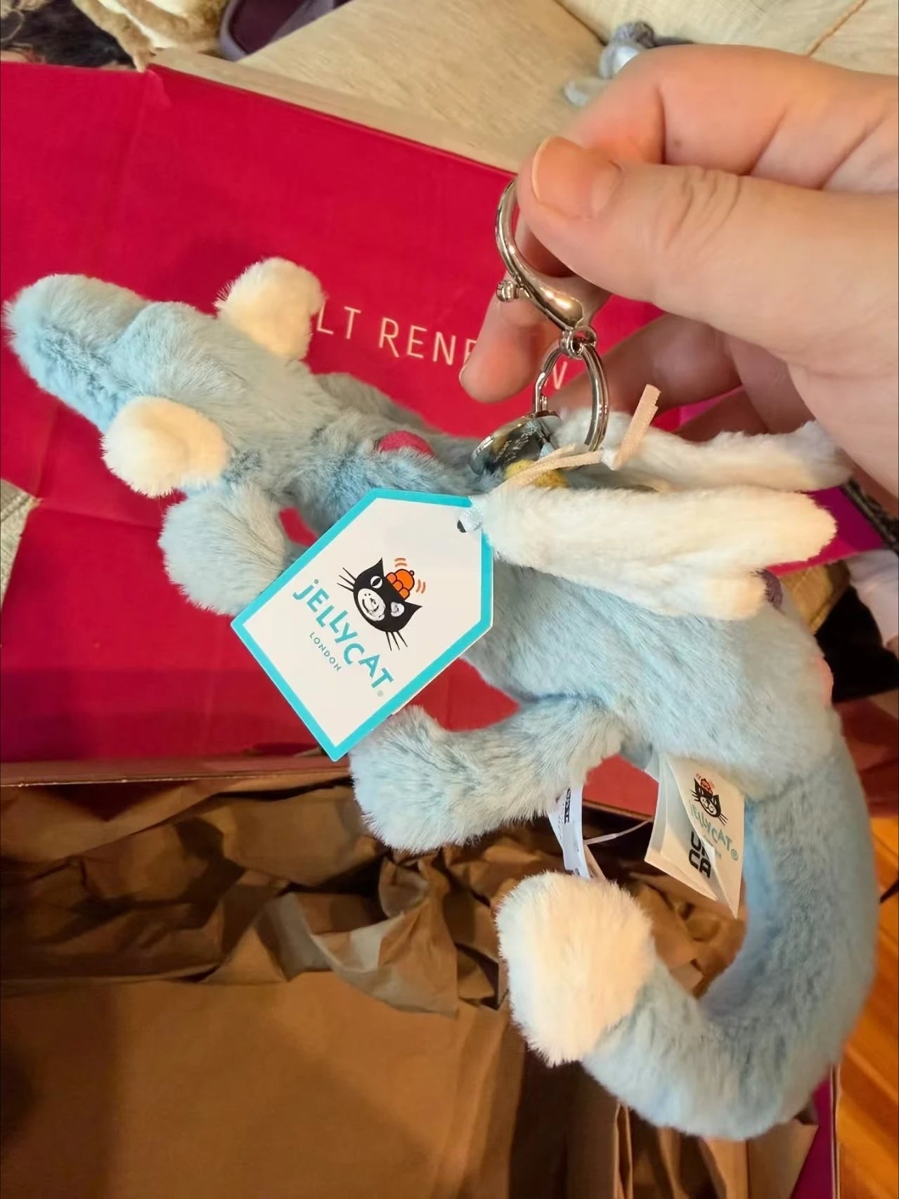 Plush JC Bag Charm Keychain v1