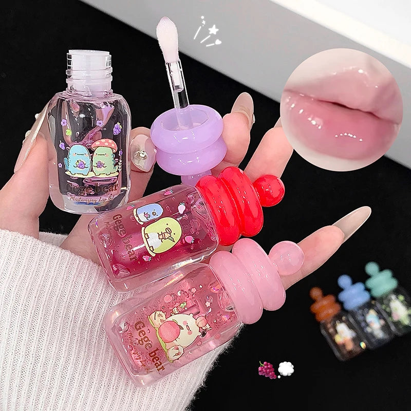 Gege Bear Cute Cartoon Lip Oil