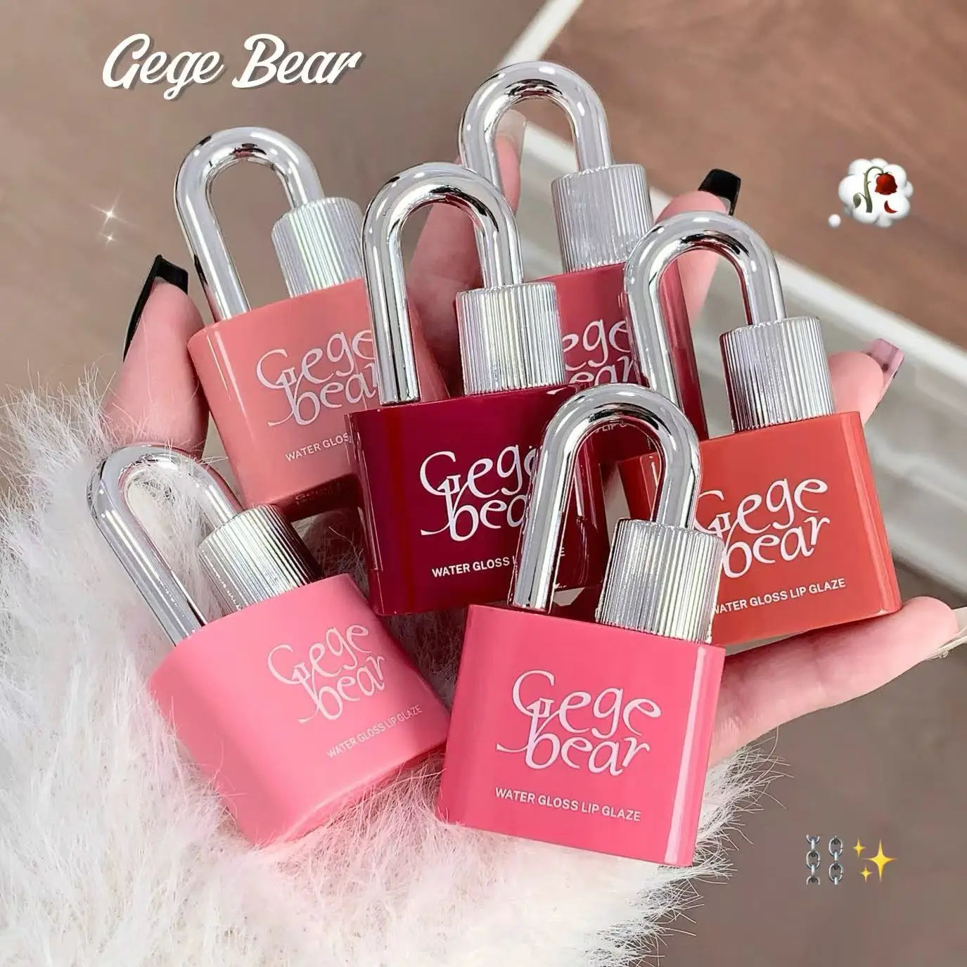 Gege Bear Lock Sweetheart Lip Glaze