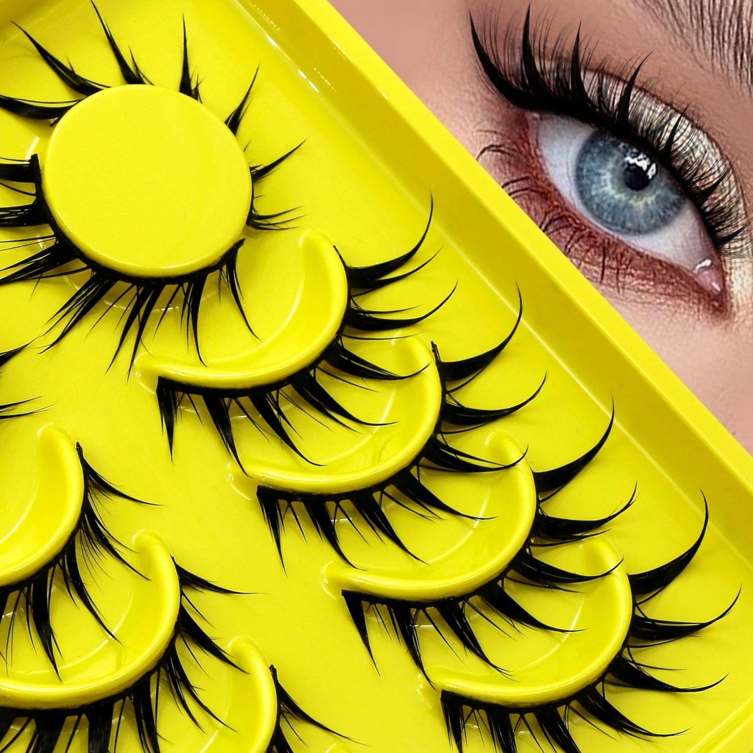 Lasvirey Cat Eye 3D Faux Mink Lashes