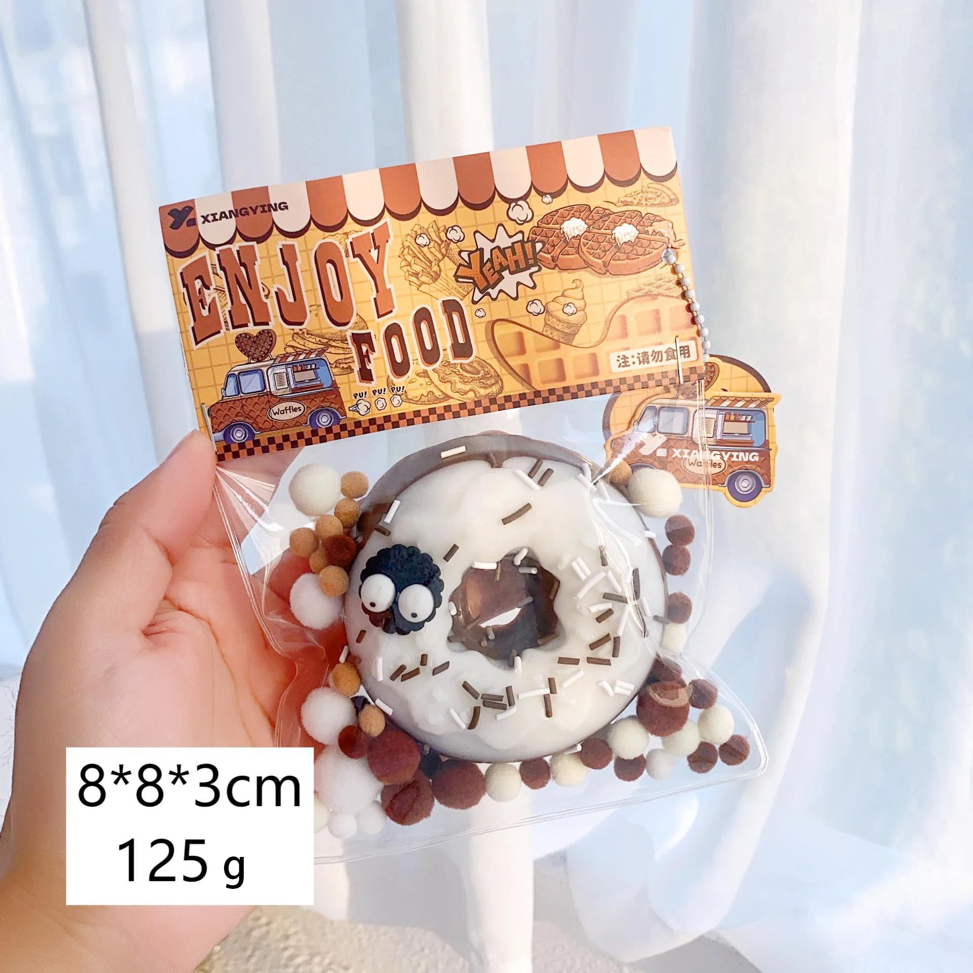 Food squeezing toys, soft and sticky with slow rebound, squeeze and relax jelly stress relief toys, for children and adults.