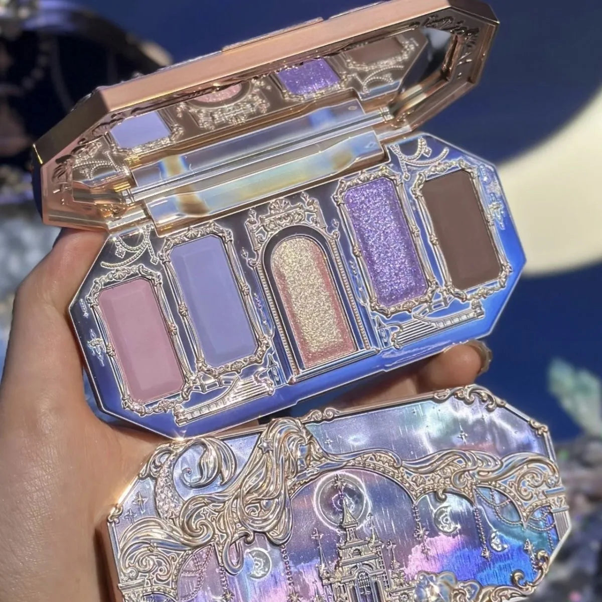 Moonlight Mermaid Eyeshadow Pallet | Glow, Shimmer, & Shine