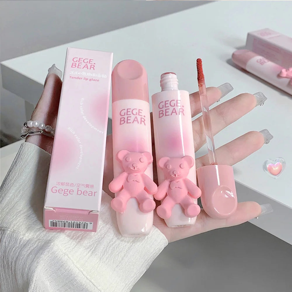Gege Bear Lip Glaze Matte Velvet Lipstick