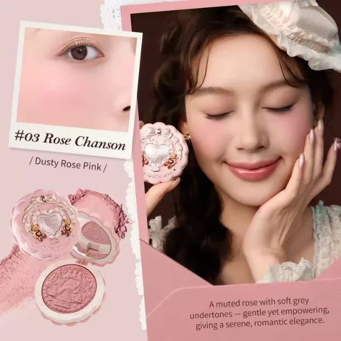 Bunny Garden Collection Embossed Blush