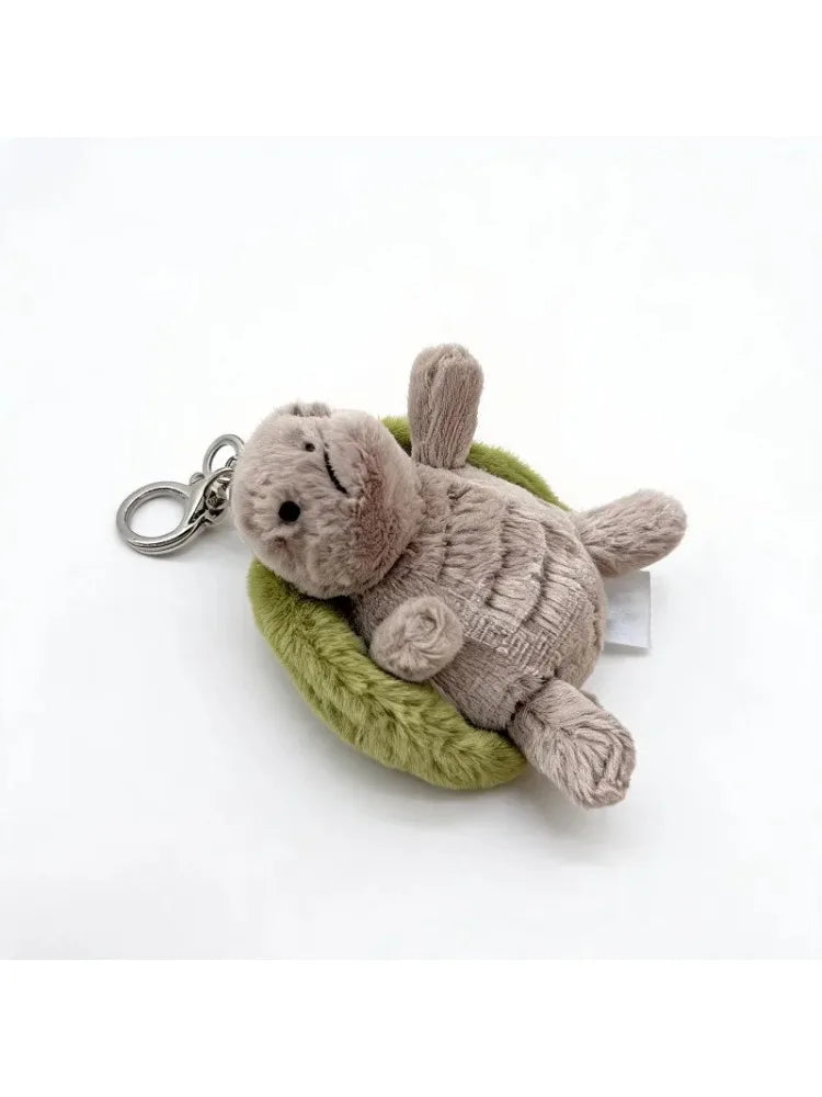 New Keychain Marshmallow, Cherry, Dragon, Rabbit, Coffee Cup, Teddy Bear, Soccer Ball, Turtle, Backpack Pendant Back-to-School