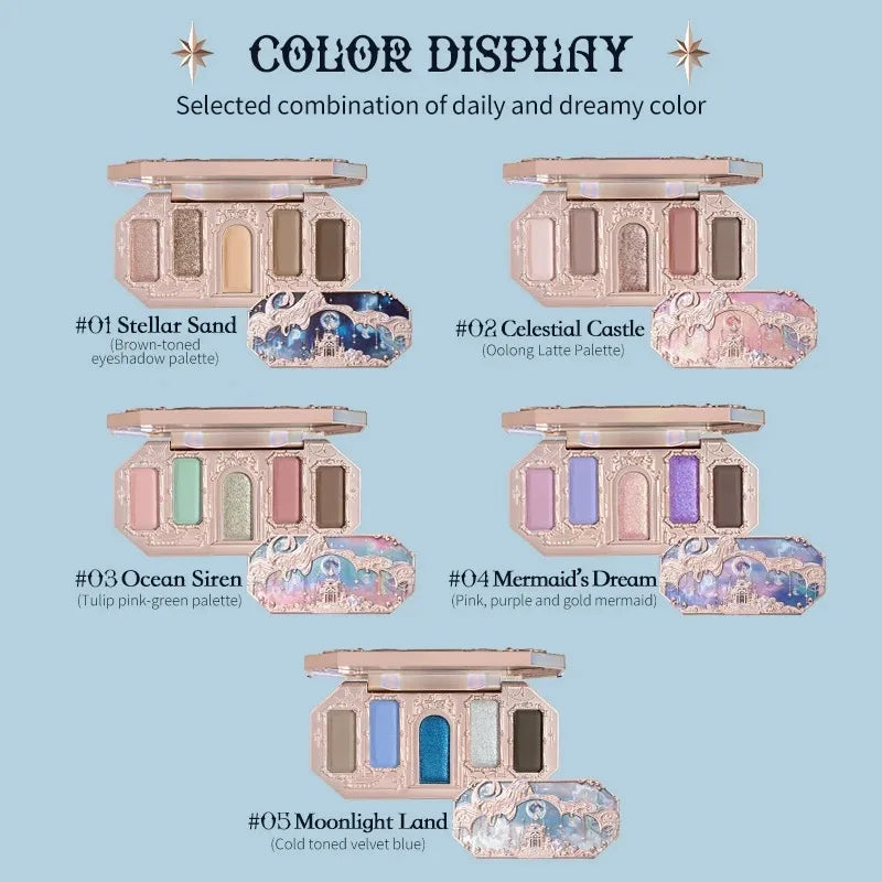 Moonlight Mermaid Eyeshadow Pallet | Glow, Shimmer, & Shine