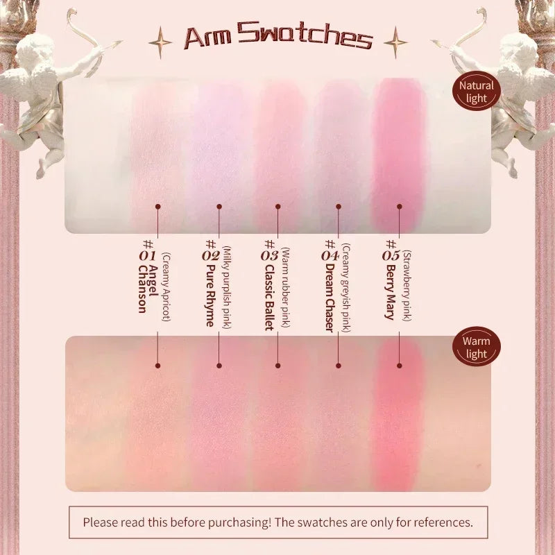 Strawberry Rococo Series Embossed Blush